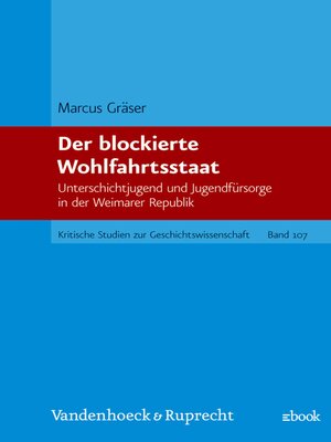 cover image of Der blockierte Wohlfahrtsstaat